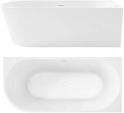 Rea Cada freestanding cu ventil auriu periat Rea SYDNEY BELLANTO dreapta 150 cm alb (KPL-W7251)
