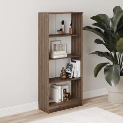 haaus Biblioteca Flint, 3 Polite, Stejar Bronz, 70 x 32 x 159 cm (928773)