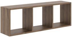 haaus Etajera Lira, 3 Casete, Stejar Bronz, 90 x 20 x 30 cm (928940)