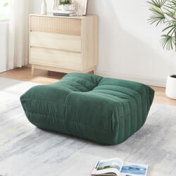 [en. casa] Puf taburet Kodsø verde din cord, 35x80x65 cm, [en. casa] (88634884)