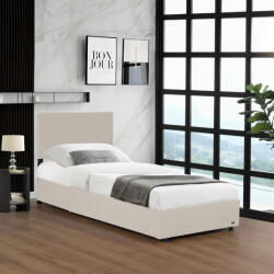 Corium Pat tapitat Juva din cord, cu somiera rabatabila 90x200 cm, bej (87149759)