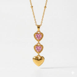 KÁRPÁTHY ékszer Sweetheart Sparkle aranyozott nyaklánc