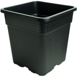  Görög mintás négyzetes műanyag virágcserép 28, 5x28, 5x28 cm 14 liter