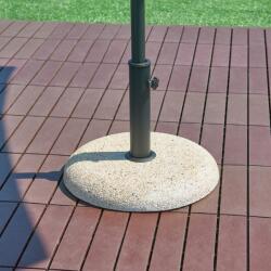 [casa. pro] Suport pentru umbrela Bitritto din beton Ø45x6 cm, aspect piatra, bej (85060438)