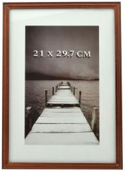 Procart Rama foto Alvin A4 din lemn, mahon, 21 x 29, 7 cm, pentru perete sau birou (AR21-1310-2)