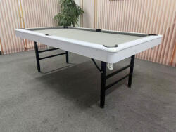  pool biliárdasztal Northstar 7' White Knight, csukható lábú