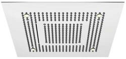 Steinberg 390 - Zuhanyfej, 600x600 mm, 3 fúvóka, LED világítás, acél 390 6620 (390 6620)