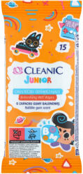 Cleanic Junior antibakteriális törlőkendő 15 db