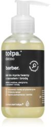 tołpa Dermo Men Barber tisztító gél az arcra és a szakállra 150 ml