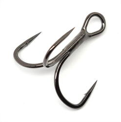 Gamakatsu Ancora Gamakatsu Treble Short Shank EWG Nickel Black nr. 6 6buc (GK.101567.6)