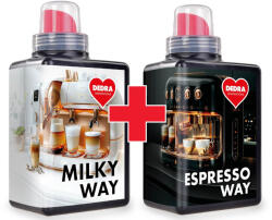  ESPRESSO WAY + MILKY WAY | Tisztítókészlet kávéfőzőkhöz | 2× 500 ml