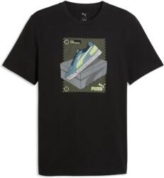 PUMA Graphic Tee férfi póló L / fekete