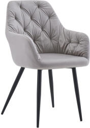  Design fotel, szürke Velvet szövet, VERIO NEW