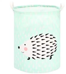 SPRINGOS Textil, zöld, sündisznó mintás, 55L-es játéktároló (HA0110)