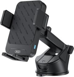 XO WX043 vezeték nélküli töltő (Fekete) - 15W, tapadókorongos modell