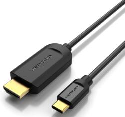 Vention Cablu Vention - 4K, USB-C/HDMI, 2 m, negru (CGUBH)