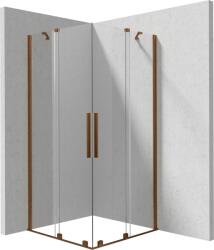 Deante Prizma zuhanykabin 80x80 cm négyzet barna csiszolt/átlátszó üveg KPNCP08P08 (KPNCP08P08)