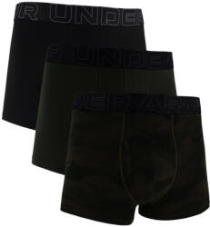 Under Armour Boxeri pentru bărbați Performance Cott - Print 3in 3Pack Baroque Green XL