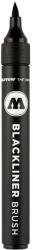 MOLOTOW Blackliner Ecset hegyű filctoll, Fekete (MLW719)