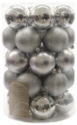 Kaemingk 34 db-os Kaemingk gömbdísz készlet, 8 cm, ezüst