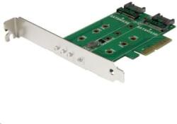 StarTech 3xM. 2 bővítő kártya PCIe (PEXM2SAT32N1) (PEXM2SAT32N1) - aqua