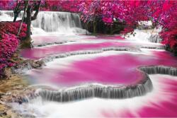 MÉDIA Öntapadó és mosható fali tapéta Rózsaszín vízesés, 250 x 200 cm (FOTOTAP9368)