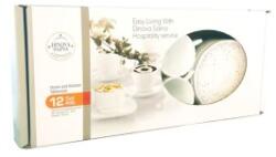 Elcadis Pachet 2 x Set Cafea, 12 Piese, Opal Winter Style (CLE-2xELC-OP-WCO12)