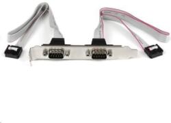 StarTech 2x Soros port hátlapi kivezetés (PLATE9M2P16) (PLATE9M2P16)