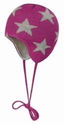 DOLL Lányka sapka, rózsaszín, csillagokkal, 100% pamut (hurtimex_4050744682365)