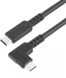 StarTech USB Type-C - USB Type-C (hajlított) adat- és töltőkábel 1m fekete (RUSB31CC1MBR) (RUSB31CC1MBR)