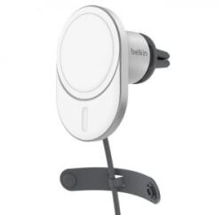 Belkin BoostCharge Pro mágneses vezeték nélküli autós töltő 15W (WIC008btGR-NCV2) (WIC008btGR-NCV2)