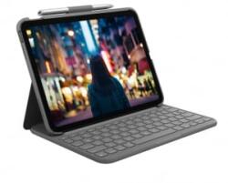 Logitech Slim Folio iPad-billentyűzet (7. , 8. és 9. generációs) iPad készülékhez svájci szürke (920-009476) (920-009476) - aqua