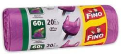 FINO Set 4 x Saci Menajeri Fino Premium, Mov, cu Maner, Aroma Fructe de Padure, 60 l, 20 Bucati (ROC-4xSAFINO00238)