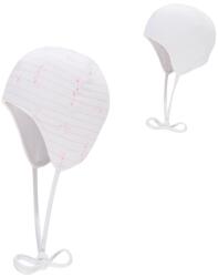  Megfordítható gyerek sapka, pamut, fehér, 41-es (hurtimex_4061375066288)