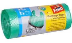 FINO Set 5 x Saci Menajeri Fino Premium, Albastri, cu Maner, Aroma Fructe de Padure, 35 l, 30 Bucati (ROC-5xSAFINO00236)