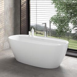 Wellis Kád, Wellis Katerini kád, matt fehér 170x80 WK00220 - mozaikkeramia