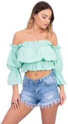  Női blúz, menta, univerzális, 30x37cm (35854777)