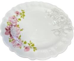 Elcadis Set 2 x Farfurie Intinsa, 27 cm, Opal Bujor (CLE-2xELC-OP-VBP-270)