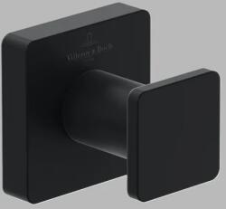 Villeroy & Boch Cuier simplu baie, fixare ascunsa, negru mat (Matt Black), Villeroy & Boch Elements Striking TVA152011000K5 TVA152011000K5 (TVA152011000K5)