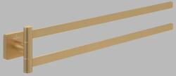 Villeroy & Boch Suport pentru prosop, cu brat dublu, 432 mm, auriu periat (Brushed Gold), Villeroy & Boch Elements Striking TVA15202500076 TVA15202500076 (TVA15202500076)