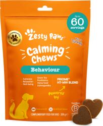 ZESTY PAWS Calming Chews (60 buc) - supliment alimentar funcțional pentru câini pentru calm și bunăs (MG12440)