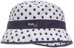 DOLL Gyerek sapka, fehér pöttyös, baba, pamut, napvédelem, univerzális méret (hurtimex_4050744578125)