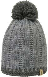  Gyerek téli sapka pomponnal, szürke, 75% akril, 25% gyapjú (hurtimex_4050744900872)