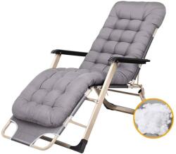 MAR Șezlong ergonomic pliabil MAR, reglabil, până la 110 kg, cu perniță