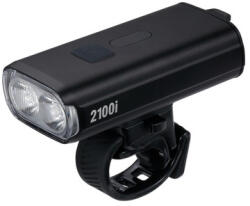 BBB Cycling Cycling kerékpáros első lámpa BLS-273i StrikeDuo 2100i, 2100 lumen, 8 mód, USB-C tölthető akku, gumis felfogatás, visszajelzővel, vezeték nélküli távirányítóval (BLS-178i)