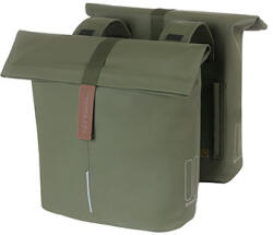 Basil dupla táska City Double Bag Vegan bőr, Universal Bridge System, moha zöld