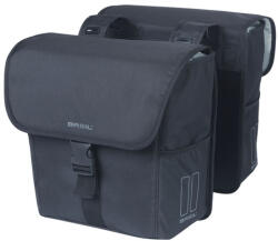Basil dupla táska Go Double Bag, Universal Bridge System, solid fekete (TBA 17654 utódja)