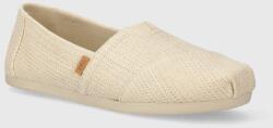 Toms espadrilles Alpargata - bézs Női 36 - answear - 15 190 Ft