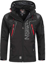 Geographical Norway Techno Hoodie (168-black/red)