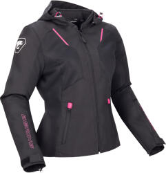 BERING Lady Wing Motoros Textildzseki, Fekete-rózsaszín